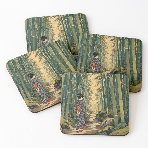 Item preview, Arashiyama - Vintage Ukiyo-e Japanese Landscape Woodblock Art designed and sold by bapupa.