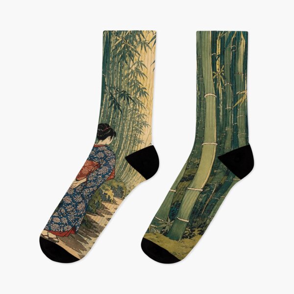 Item preview, Arashiyama - Vintage Ukiyo-e Japanese Landscape Woodblock Art designed and sold by bapupa.