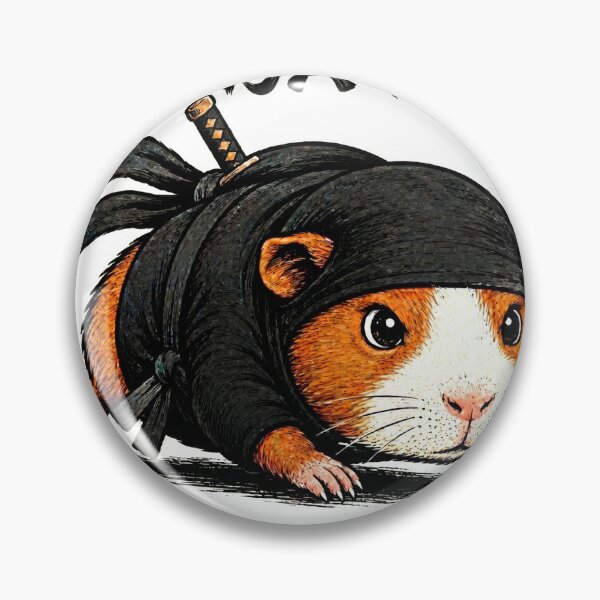 Item preview, Ninja Guinea Pig Action Design designed and sold by BytesSize.