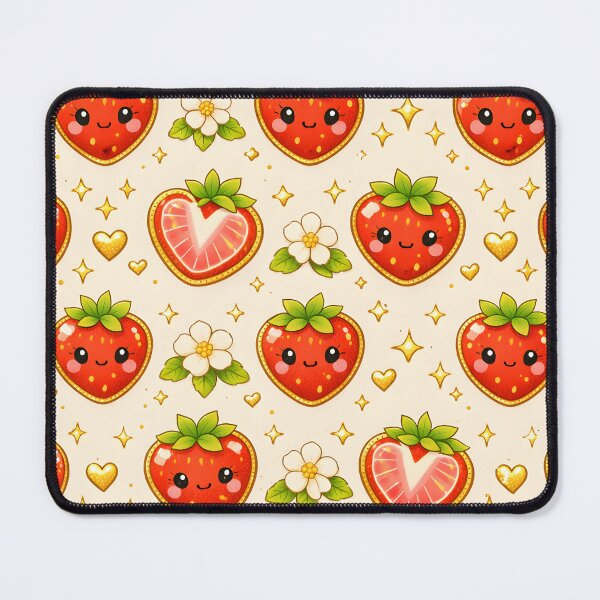 Item preview, strawberry pattern designed and sold by Saucebyte.