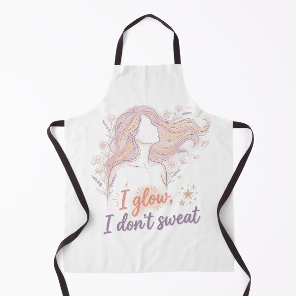 Item preview, I Glow I Don’t Sweat | Night Sweats Survival Quote designed and sold by PeriBloomDesign.