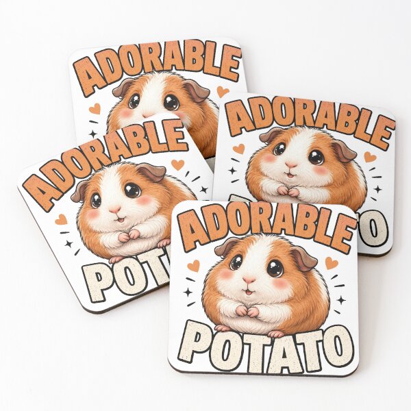 Item preview, Cute Kawaii Adorable Potato Guinea Pig designed and sold by BytesSize.