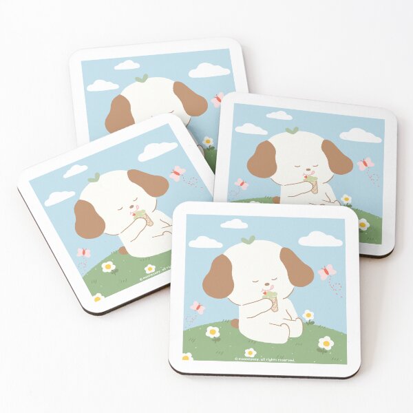 Item preview, Puppy and the Magical Clover Ice Cream designed and sold by cozydaily.