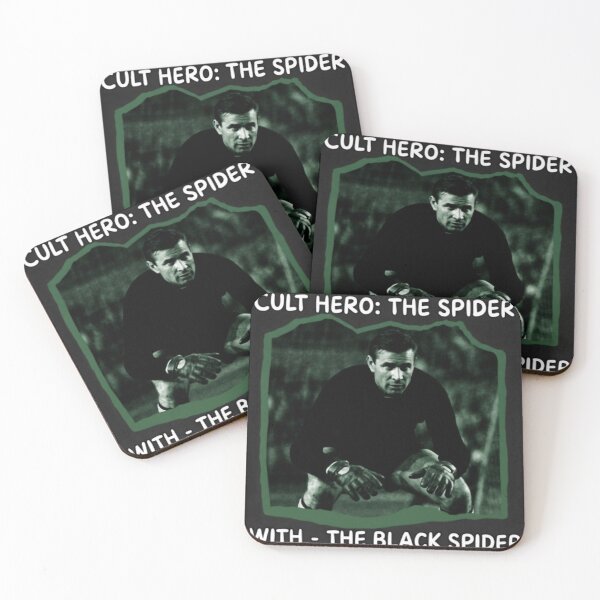 Item preview, Lev Yashin The Black Spider Cult Hero Poster designed and sold by VintageSocArt.