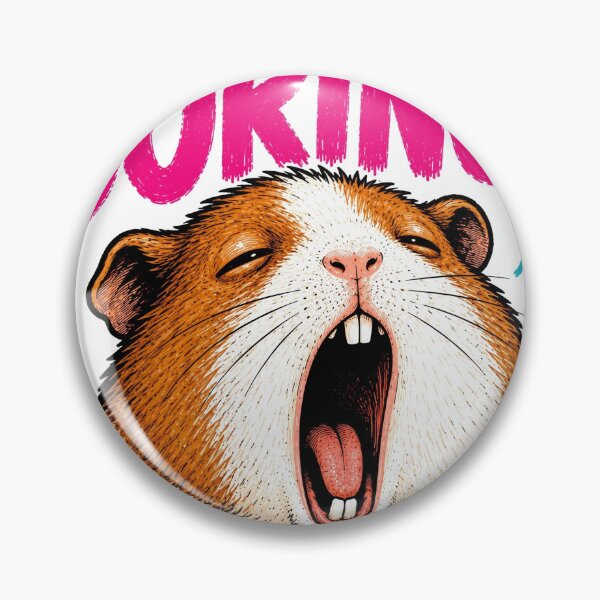 Item preview, Yawning Guinea Pig Boring Design designed and sold by BytesSize.
