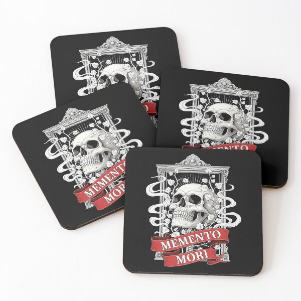 Item preview, Memento Mori Skull Frame with Dead Leaves designed and sold by nuel-art.