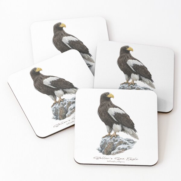 Item preview, Steller's Sea Eagle on Snow Covered Rock designed and sold by Takeda-art.