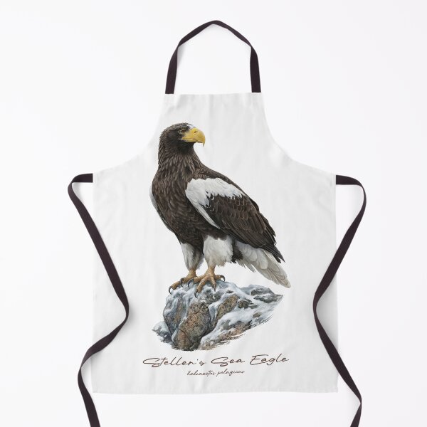 Item preview, Steller's Sea Eagle on Snow Covered Rock designed and sold by Takeda-art.