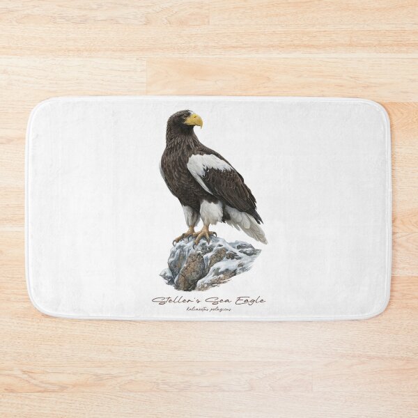 Item preview, Steller's Sea Eagle on Snow Covered Rock designed and sold by Takeda-art.
