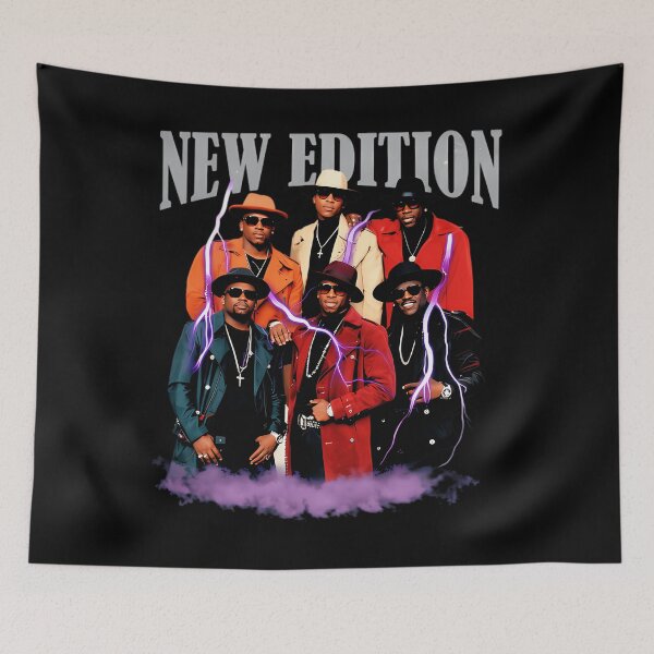 Item preview, New Edition 2026 World Tour Fan Vintage Music designed and sold by Mefixx.