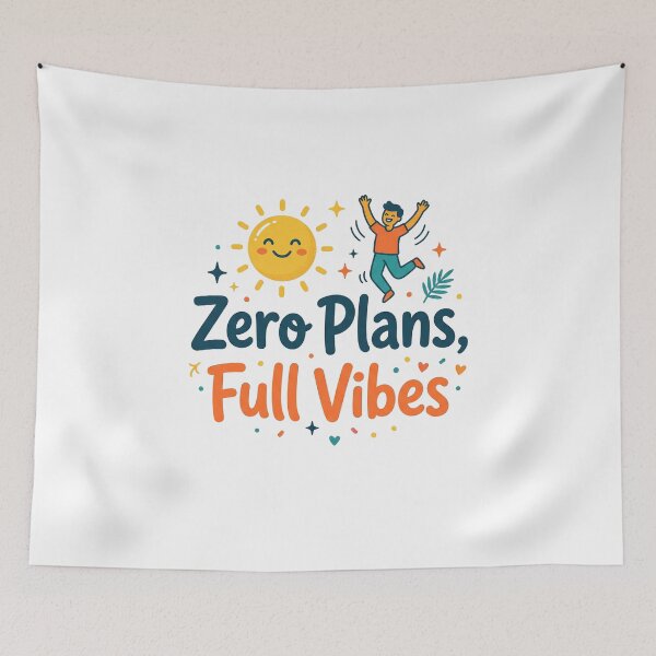 Item preview, Zero Plans, Full Vibes designed and sold by khalidnasr.