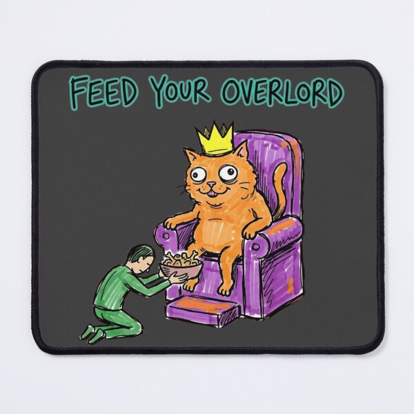 Item preview, Feed Your Overlord - Funny Ginger Cat King Meme designed and sold by PM.