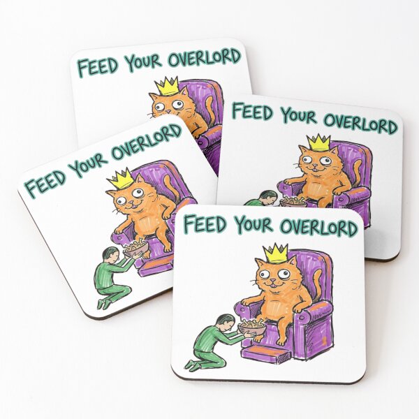 Item preview, Feed Your Overlord - Funny Ginger Cat King Meme designed and sold by PM.
