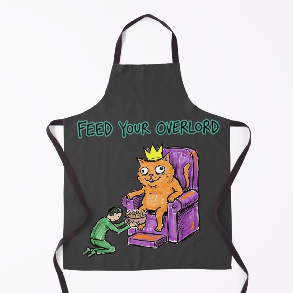 Item preview, Feed Your Overlord - Funny Ginger Cat King Meme designed and sold by PM.