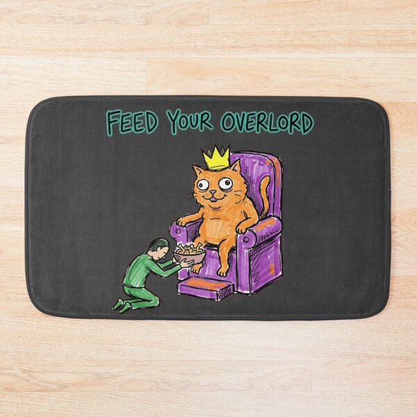 Item preview, Feed Your Overlord - Funny Ginger Cat King Meme designed and sold by PM.