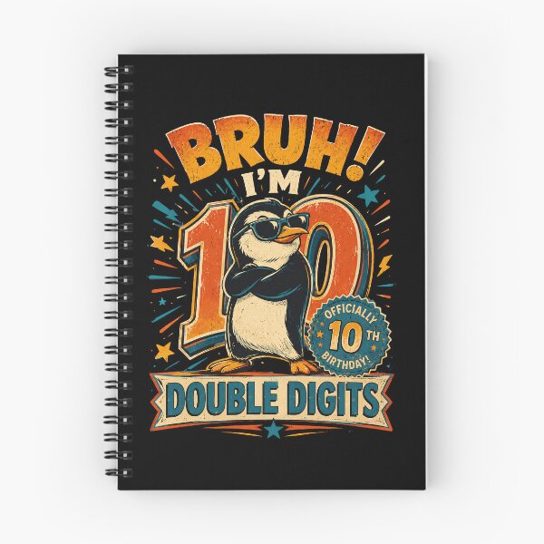 Item preview, 10 Years Old Birthday Bruh I'm Double Digits 10th Birthday  designed and sold by THREE LITTLE BEANS.
