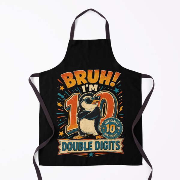 Item preview, 10 Years Old Birthday Bruh I'm Double Digits 10th Birthday designed and sold by THREE LITTLE BEANS.