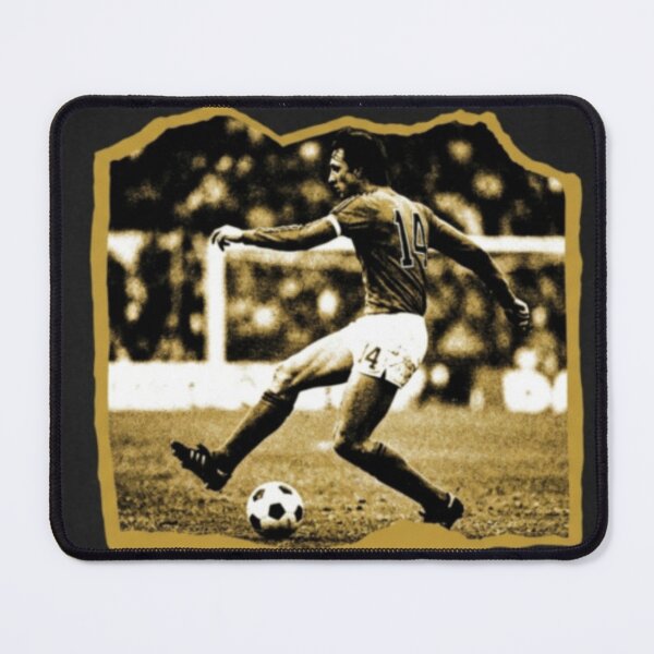 Item preview, Johan Cruyff The King Of Dribble Retro Graphic designed and sold by VintageSocArt.