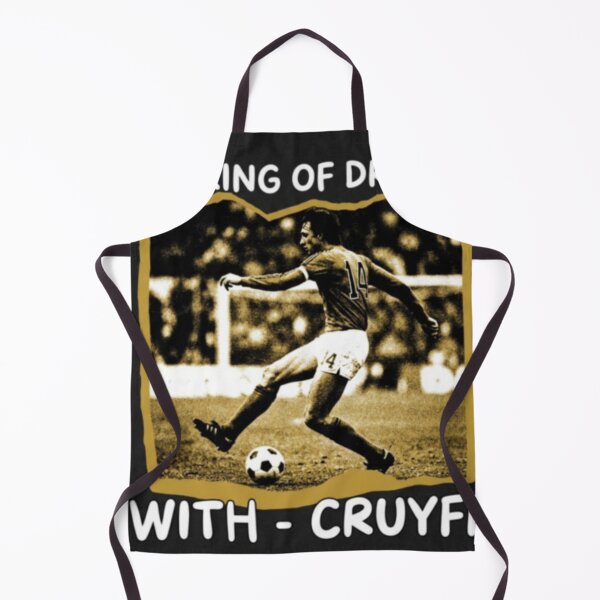 Item preview, Johan Cruyff The King Of Dribble Retro Graphic designed and sold by VintageSocArt.