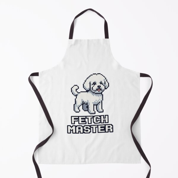 Item preview, Fetch Master Retro Pixel Art Bichon Puppy designed and sold by GiggleInkTees.