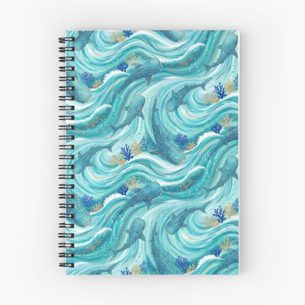 Item preview, Glamorous Turquoise Whale Shark Pattern designed and sold by Jandedan.