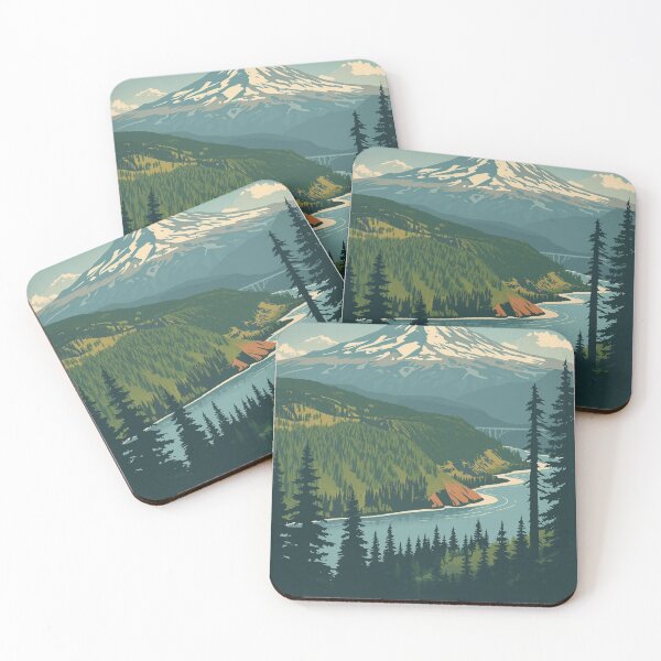 Item preview, Oregon Mountain and River  designed and sold by PamLeeDesign.