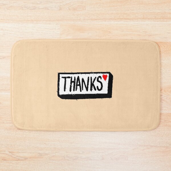 Item preview, Thanks Red Heart Thank You Gratitude Minimalist Aesthetic designed and sold by AstronautMerch.
