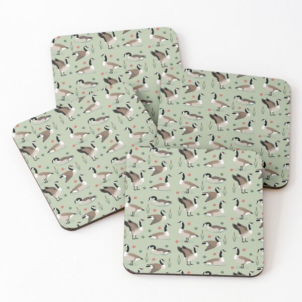Item preview, Canadian Geese Seamless Pattern Nature Design designed and sold by cabana.space.