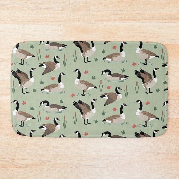 Item preview, Canadian Geese Seamless Pattern Nature Design designed and sold by cabana.space.