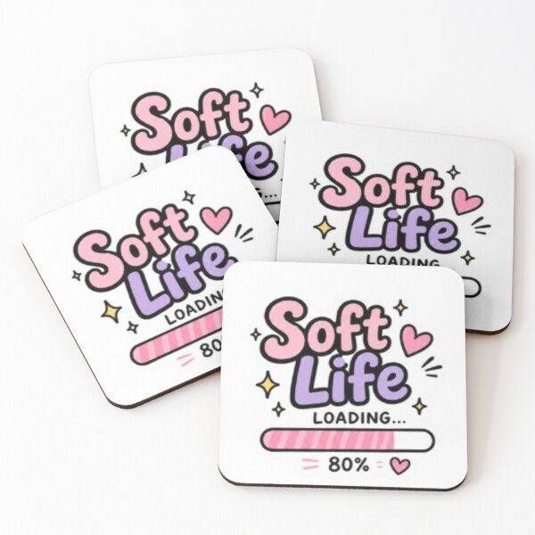 Item preview, Soft Life  – Self Care Aesthetic & Peaceful Living Sticker designed and sold by Jyotisima8929.