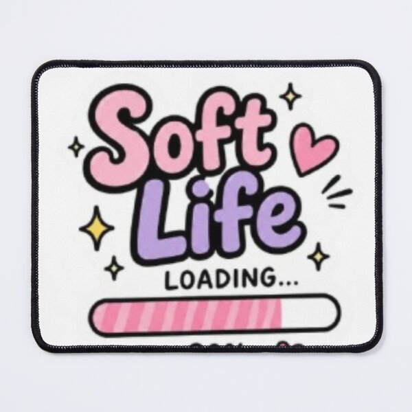 Item preview, Soft Life – Self Care Aesthetic & Peaceful Living Sticker designed and sold by Jyotisima8929.