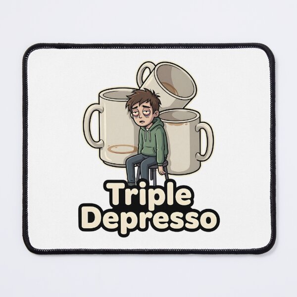 Item preview, Triple Depresso - For True Enthusiasts designed and sold by Wennity.