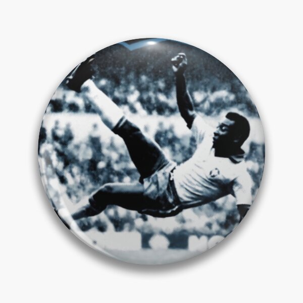 Item preview, Pele Bicycle Kick Maestro Vintage designed and sold by VintageSocArt.