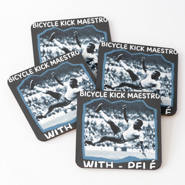 Item preview, Pele Bicycle Kick Maestro Vintage designed and sold by VintageSocArt.