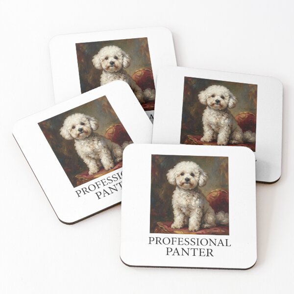 Item preview, Professional Panter Classical Oil Painting Poodle designed and sold by GiggleInkTees.