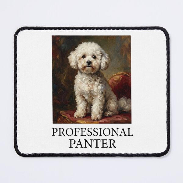 Item preview, Professional Panter Classical Oil Painting Poodle designed and sold by GiggleInkTees.
