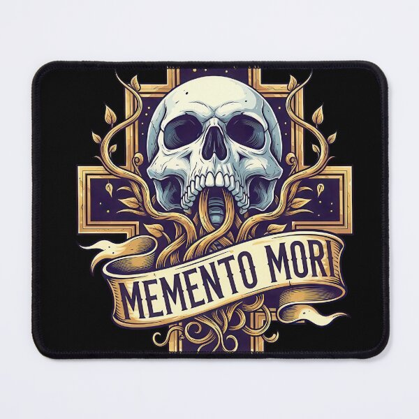 Item preview, Memento Mori Skull with Dead Foliage on Frame designed and sold by nuel-art.
