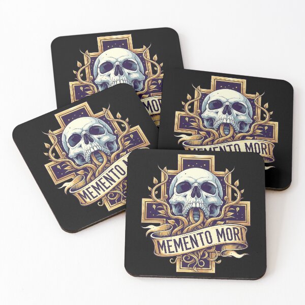 Item preview, Memento Mori Skull with Dead Foliage on Frame designed and sold by nuel-art.