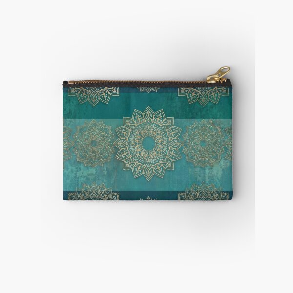 Item preview, Vintage Glamour Mandala — Turquoise Teal Repeat designed and sold by Jandedan.