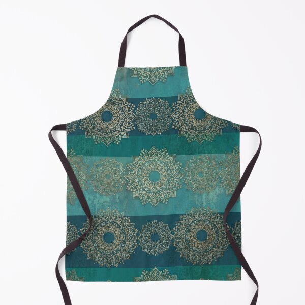 Item preview, Vintage Glamour Mandala — Turquoise Teal Repeat designed and sold by Jandedan.
