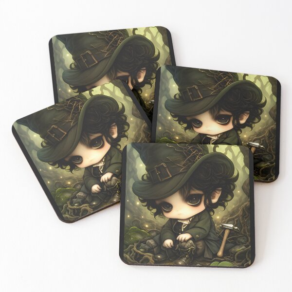 Item preview, Creepy Cute Leprechaun | Irish Folklore Art designed and sold by InkAndGloom.