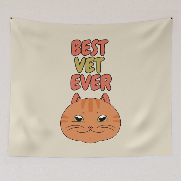 Item preview, BEST VET EVER Ginger Cat designed and sold by HugSomeNettles.