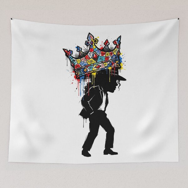 Item preview, The King’s Crown - Graffiti Mosaic Splatter designed and sold by Dhenin Studio.