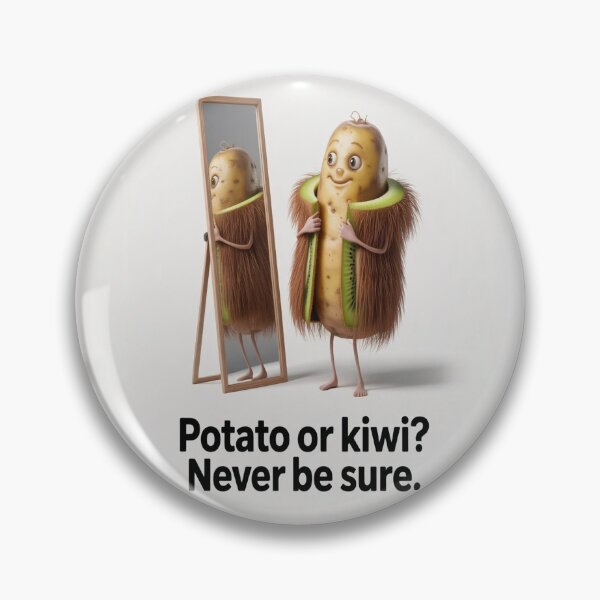 Item preview, Potato or kiwi? Never be sure. designed and sold by PablitoErgoSum.