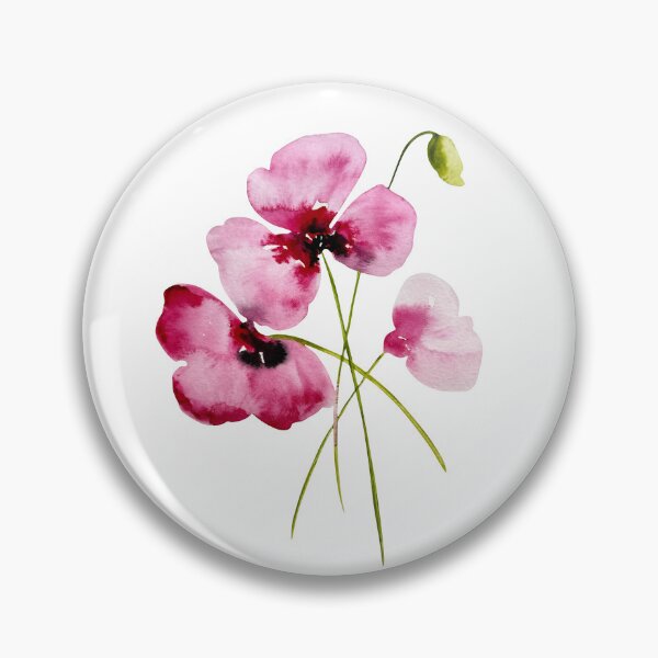 Item preview, Poppy Birth Month Flower August designed and sold by SvetlanaArt.
