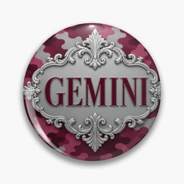 Item preview, Gemini & Camo - Burgundy & Gray designed and sold by DesignsByPrnces.