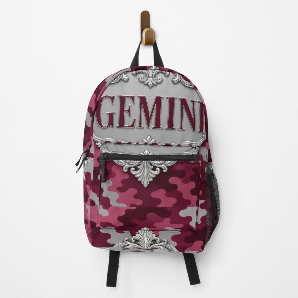 Item preview, Gemini & Camo - Burgundy & Gray designed and sold by DesignsByPrnces.