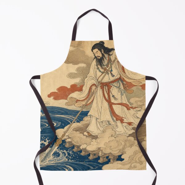 Item preview, Izanagi God - Vintage Japanese Mythology Ukiyo-e Woodblock Art designed and sold by bapupa.
