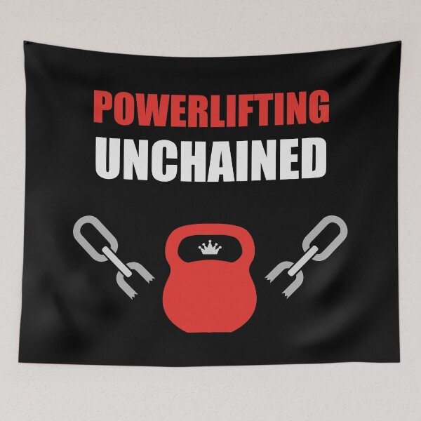 Item preview, Powerlifting Unchained Kettlebell Gym Tee designed and sold by ElectroSphere46.