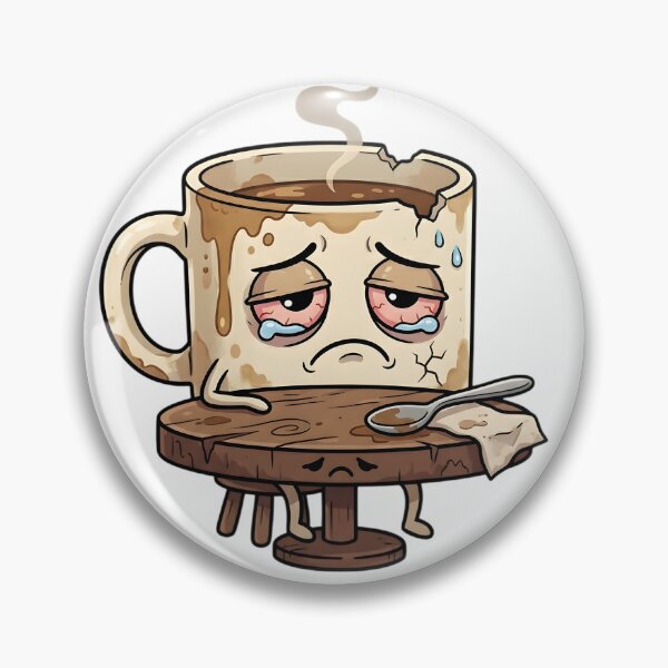Item preview, Depresso Yourself - Sad Coffee Cup designed and sold by Wennity.